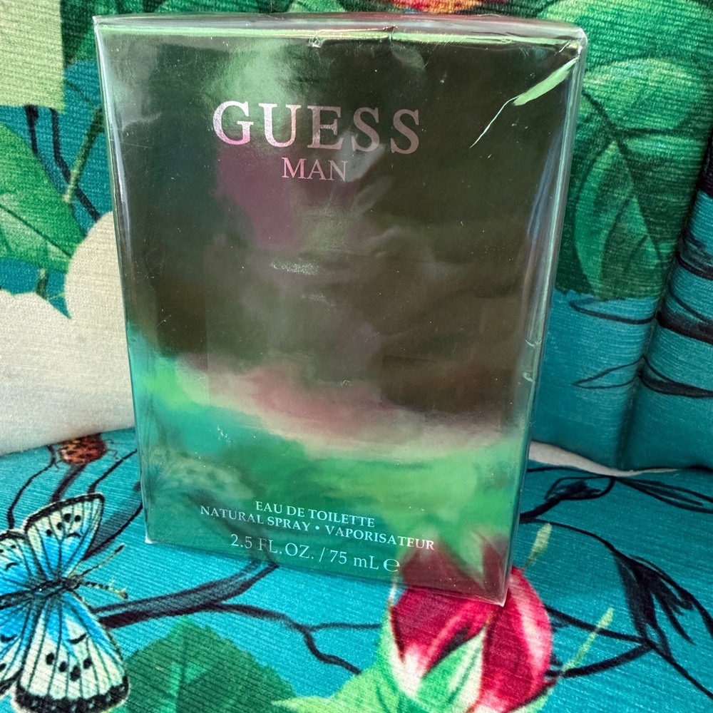Guess Man Eau de Toilette 75ml - Green Box NWT 2.5oz spray Valentines Day!